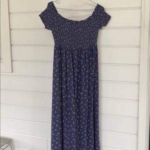 Long purple dress maternity medium